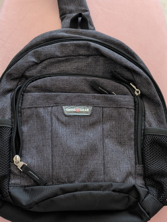 SwissGear Other - SwissGear Gray-Black Compact Travel Backpack